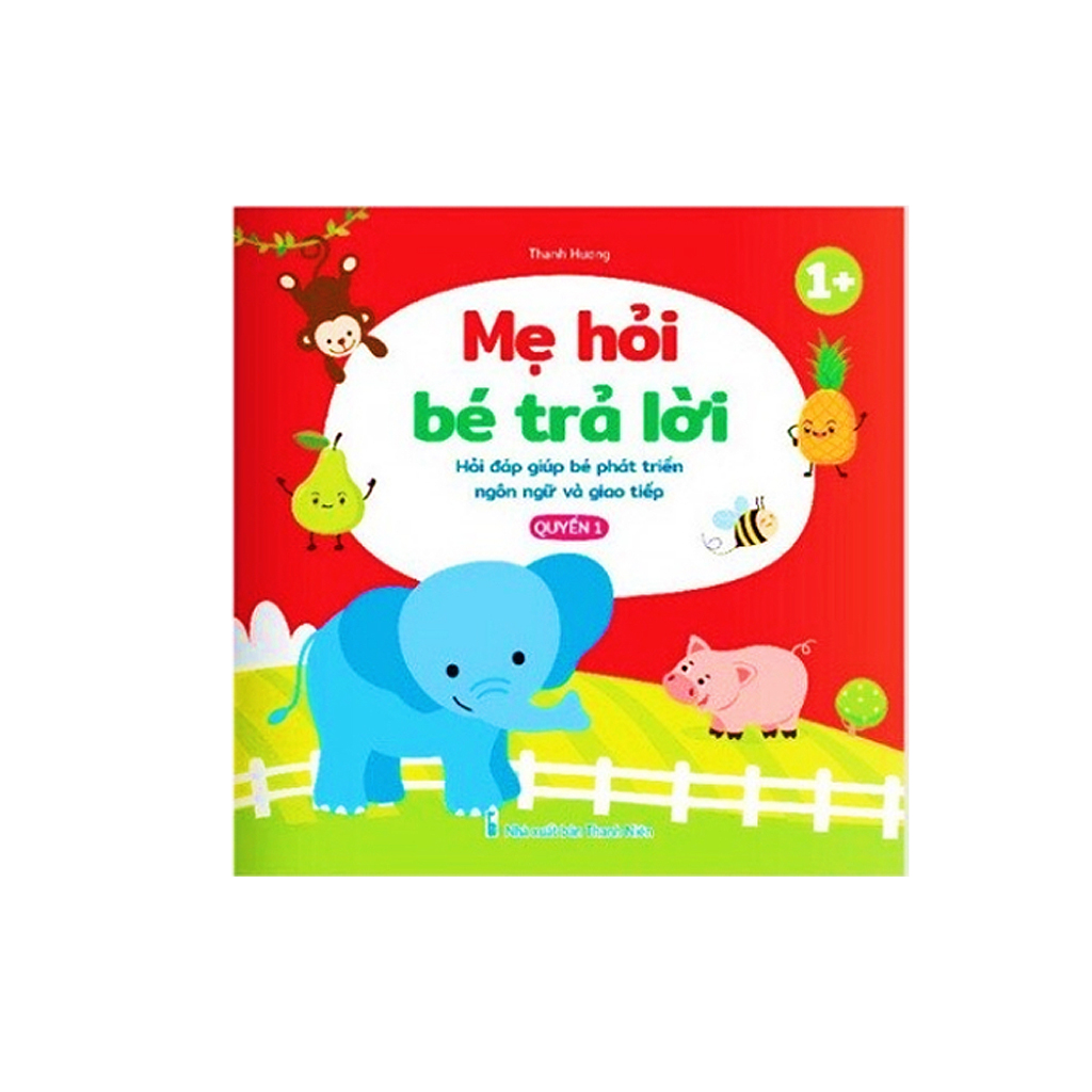 Mô tả Sách - Mẹ hỏi bé trả lời, hỏi đáp giúp bé phát triển ngôn ngữ và giao tiếp (Bộ 3 cuốn) - 1