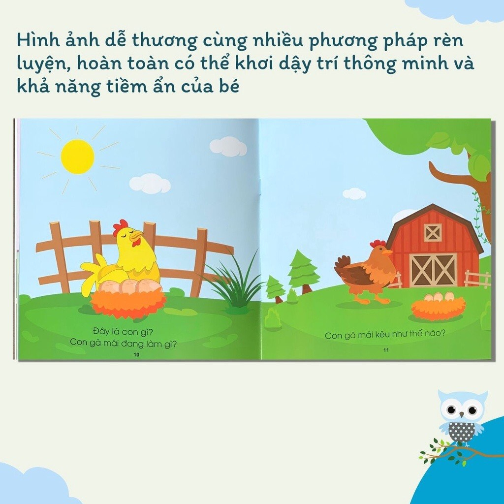 Mô tả Sách - Mẹ hỏi bé trả lời, hỏi đáp giúp bé phát triển ngôn ngữ và giao tiếp (Bộ 3 cuốn) - 10