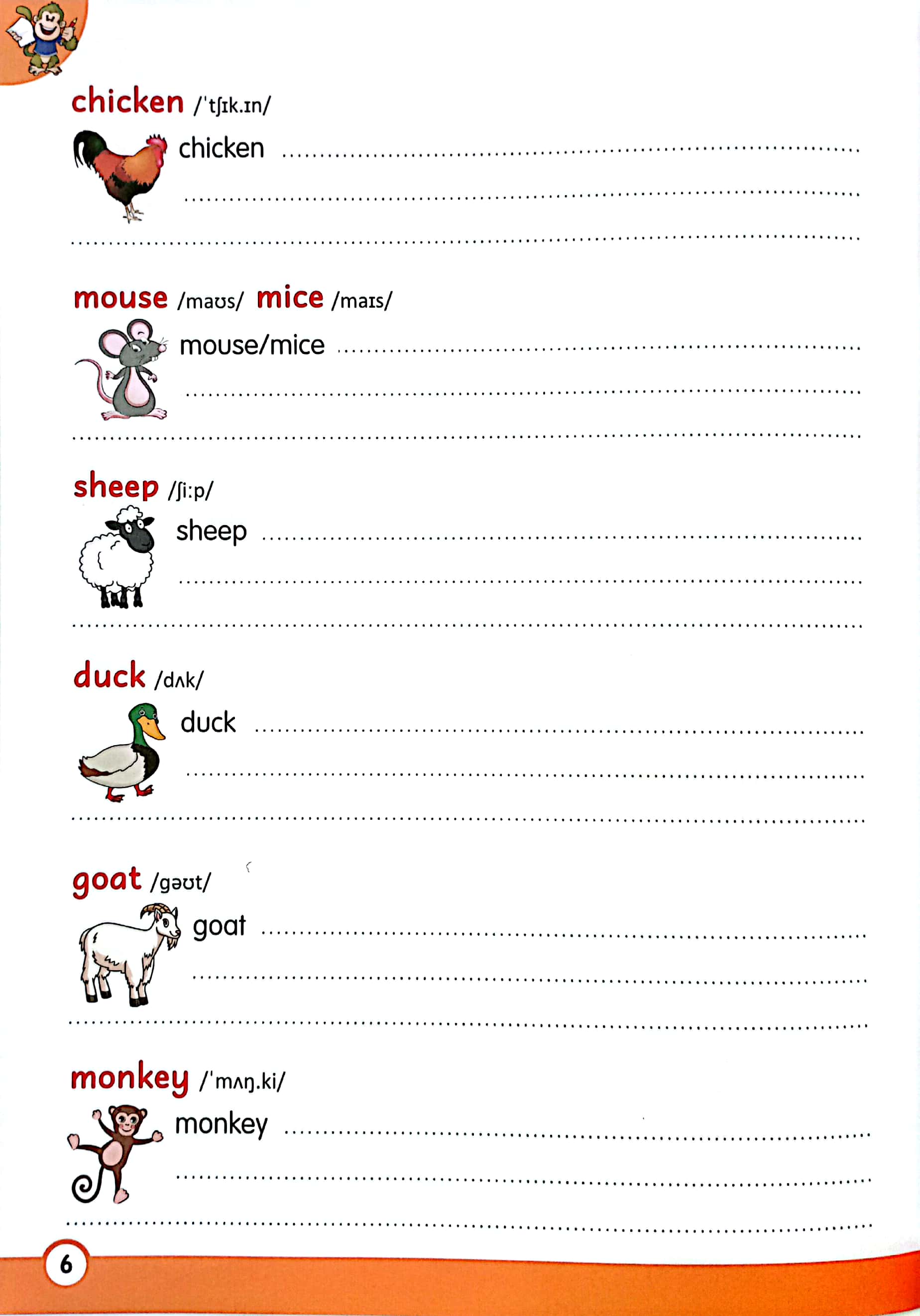 Mô tả Sách - Vở luyện viết tiếng anh : Starters, Movers, Flyers - Tập viết tiếng anh theo Cambridge - 6