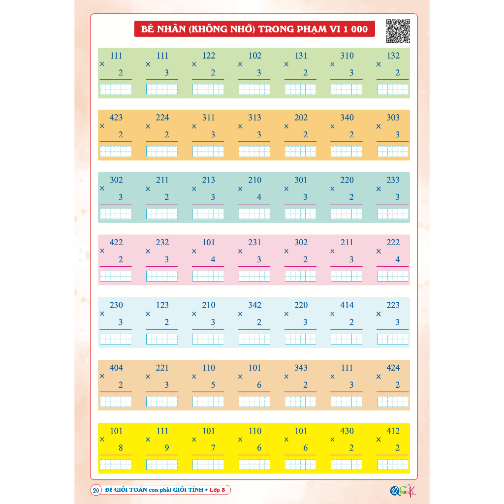 Mô tả Sách - Để Giỏi Toán Con Phải Giỏi Tính - Dành cho học sinh lớp 1,2,3 ,4 (lẻ tùy chọn) - 6