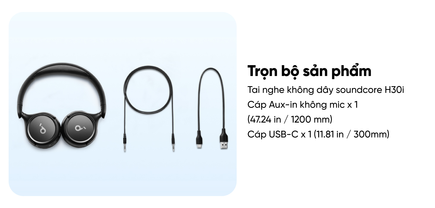Tai nghe Soundcore H30i - App soundcore