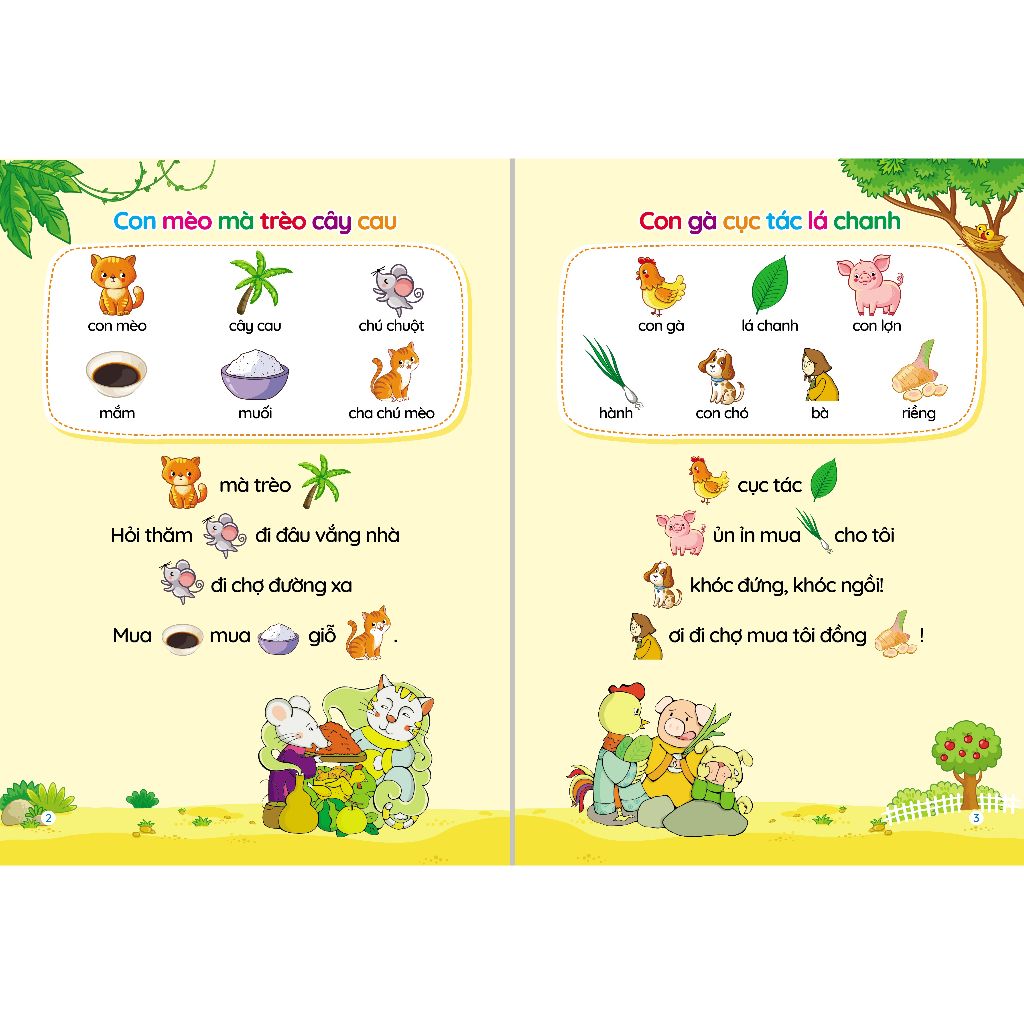Mô tả Sách - Thơ truyện đồng dao câu đố truyện tiềm thức cho bé tập nói tập đọc - 8