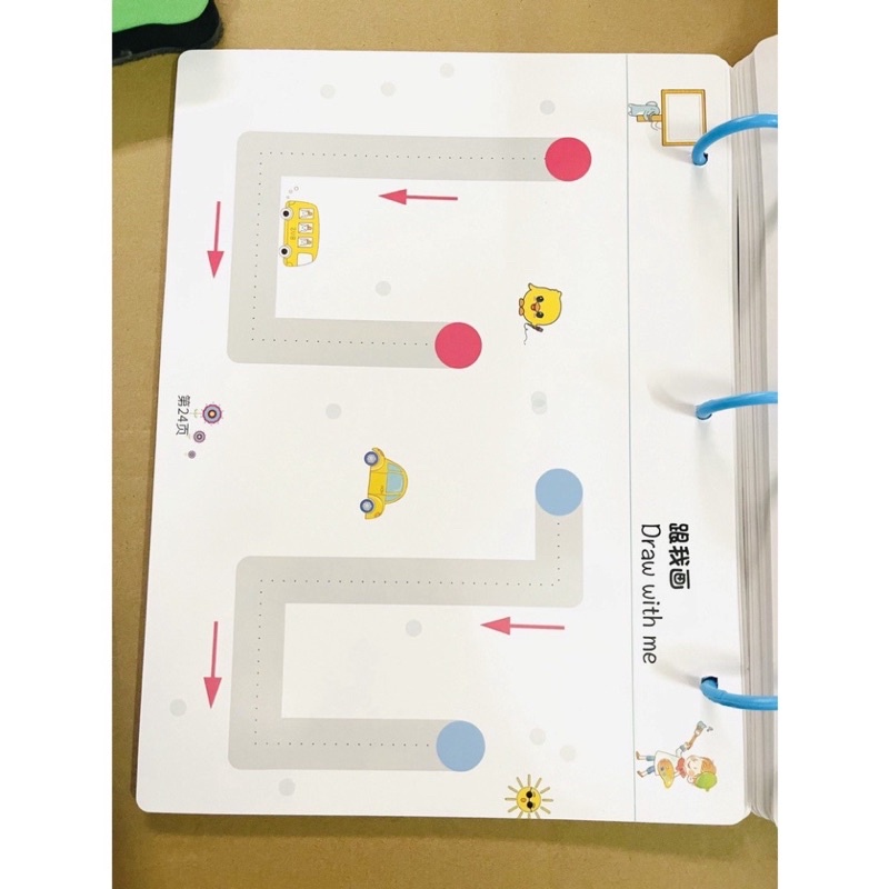 Mô tả Tập Tô Vẽ Thông Minh Xoá Được 64 Trang - Đồ Chơi Giáo Dục Toàn Diện Montessori Cho Bé - 3