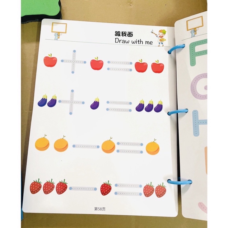 Mô tả Tập Tô Vẽ Thông Minh Xoá Được 64 Trang - Đồ Chơi Giáo Dục Toàn Diện Montessori Cho Bé - 4
