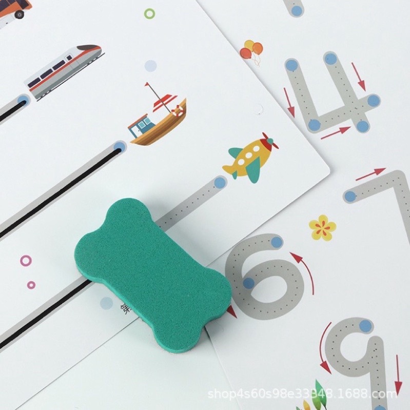 Mô tả Tập Tô Vẽ Thông Minh Xoá Được 64 Trang - Đồ Chơi Giáo Dục Toàn Diện Montessori Cho Bé - 7