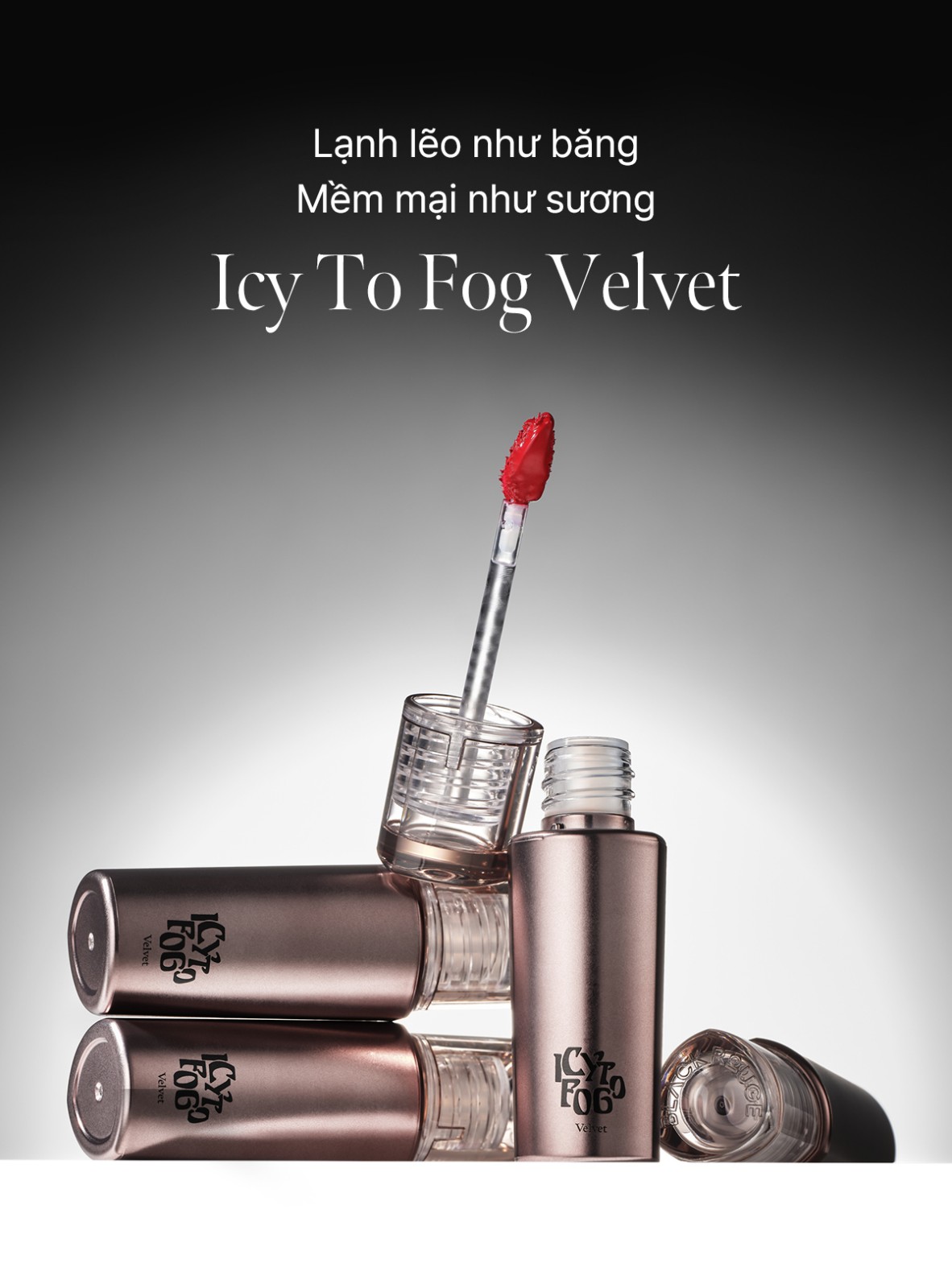 Mô tả Son Kem Black Rouge Icy To Fog Velvet Tint 39.6g - 2