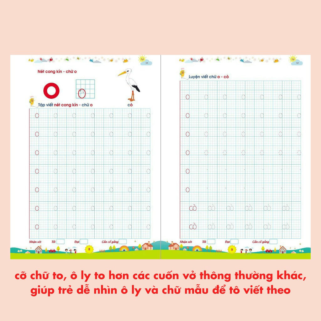 Mô tả Sách - Bé Tập Viết Chữ Và Số Theo Nhóm Chữ, Nét Cơ Bản Tự Tin Vào Lớp 1 Dành Cho Trẻ 5 - 6 Tuổi - 9