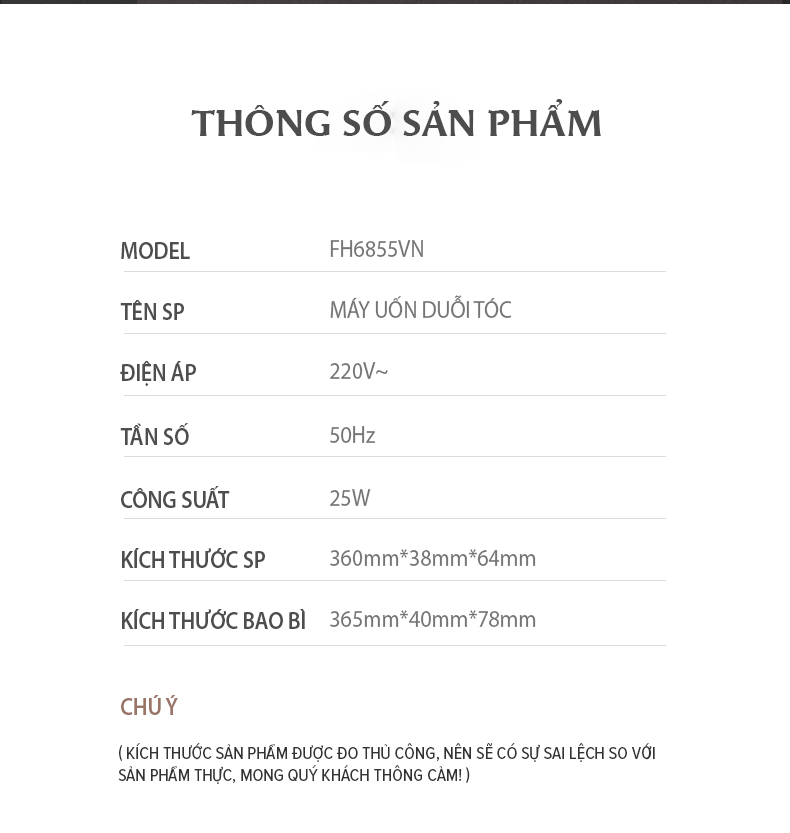 Mô tả Máy Tạo Kiểu Tóc Flyco Uốn & Duỗi 2 trong 1 FH6855VN - Hàng Chính Hãng - 2