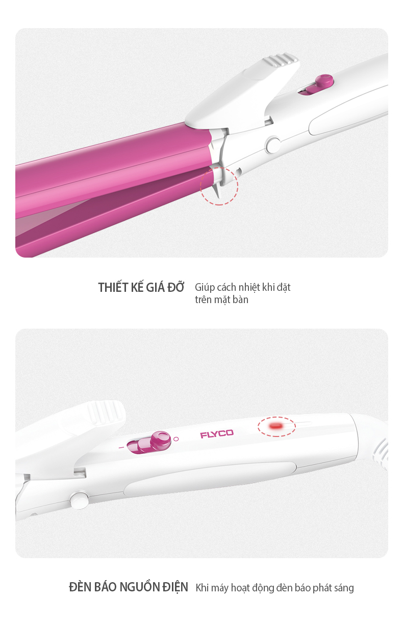 Mô tả Máy Tạo Kiểu Tóc Flyco Uốn & Duỗi 2 trong 1 FH6855VN - Hàng Chính Hãng - 10