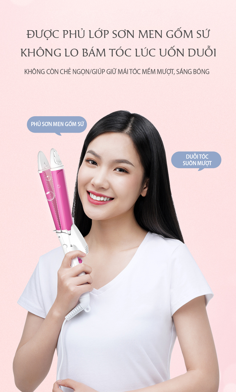 Mô tả Máy Tạo Kiểu Tóc Flyco Uốn & Duỗi 2 trong 1 FH6855VN - Hàng Chính Hãng - 12