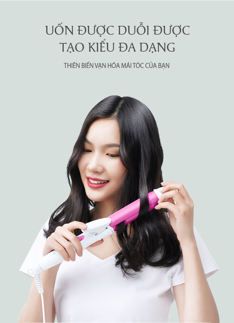Mô tả Máy Tạo Kiểu Tóc Flyco Uốn & Duỗi 2 trong 1 FH6855VN - Hàng Chính Hãng - 4