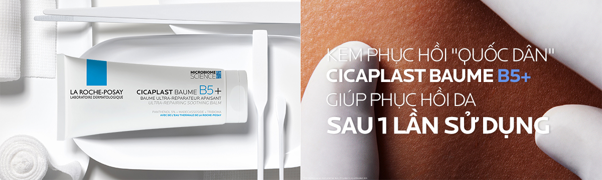 Mô tả Kem phục hồi La Roche-Posay Cicaplast Baume B5+ giúp phục hồi da sau 1 lần sử dụng - phiên bản 100ml - 2