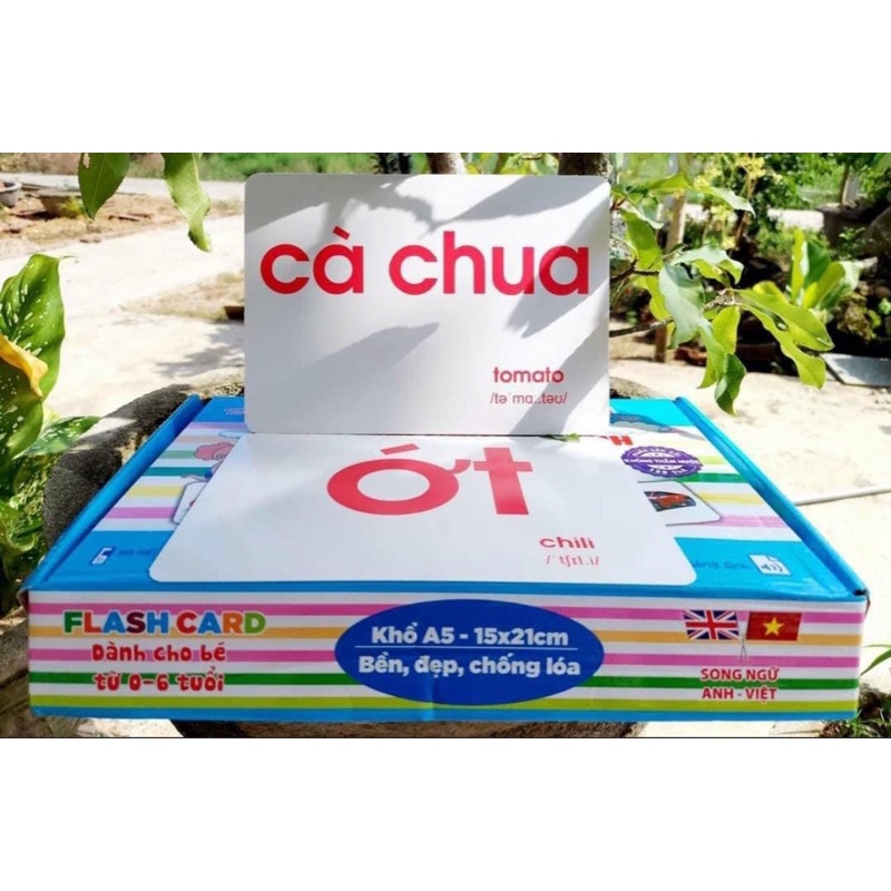 Mô tả Thẻ học thông minh 16 chủ đề, Thẻ Flashcard Glenn Doman Khổ A5, Chống Thấm Nước, Thẻ Học A5 - 5
