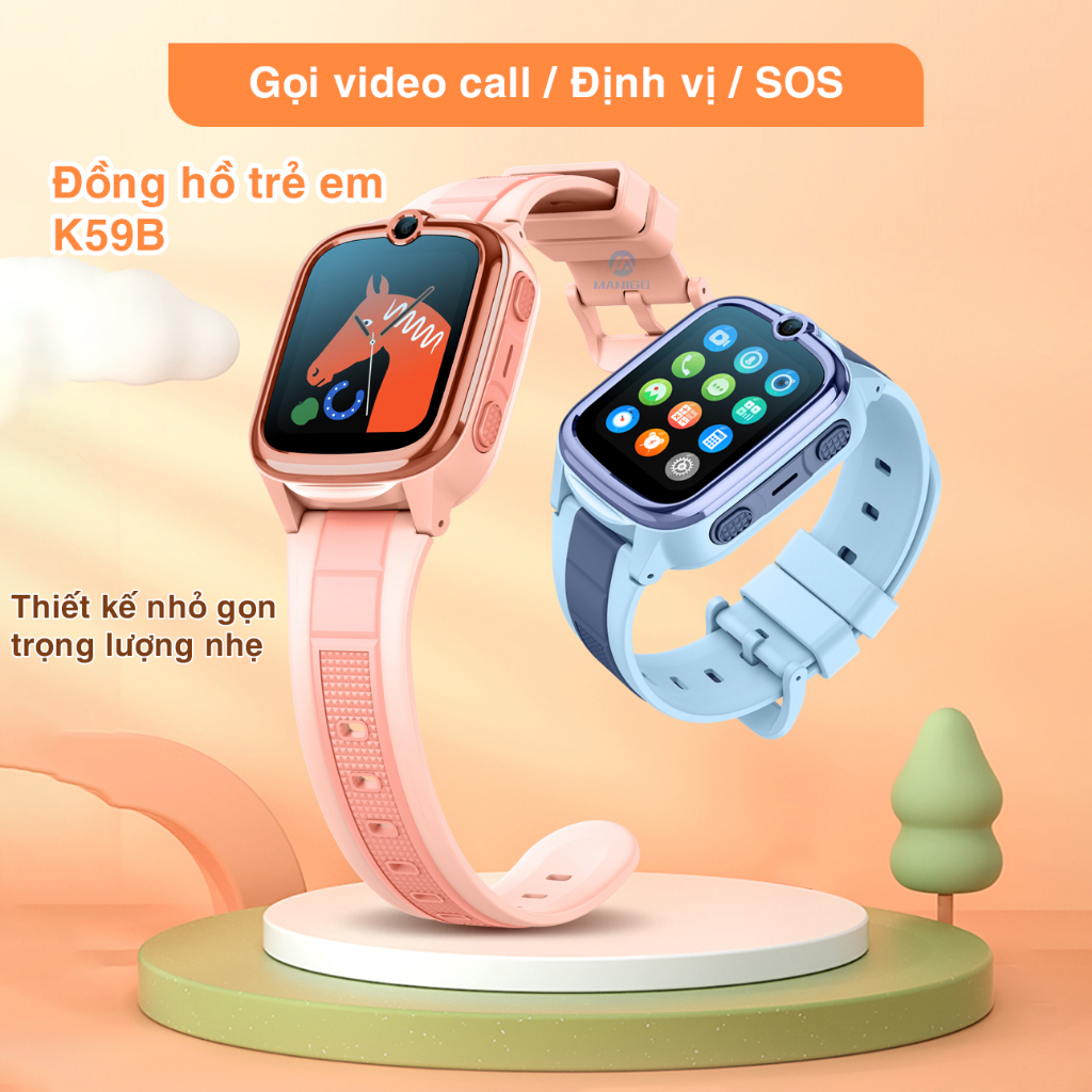 Mô tả Đồng hồ thông minh trẻ em Valdus MODEL VK Kidwatch sim4G  videocall định vị chính xác bảo hành 1 năm - 9