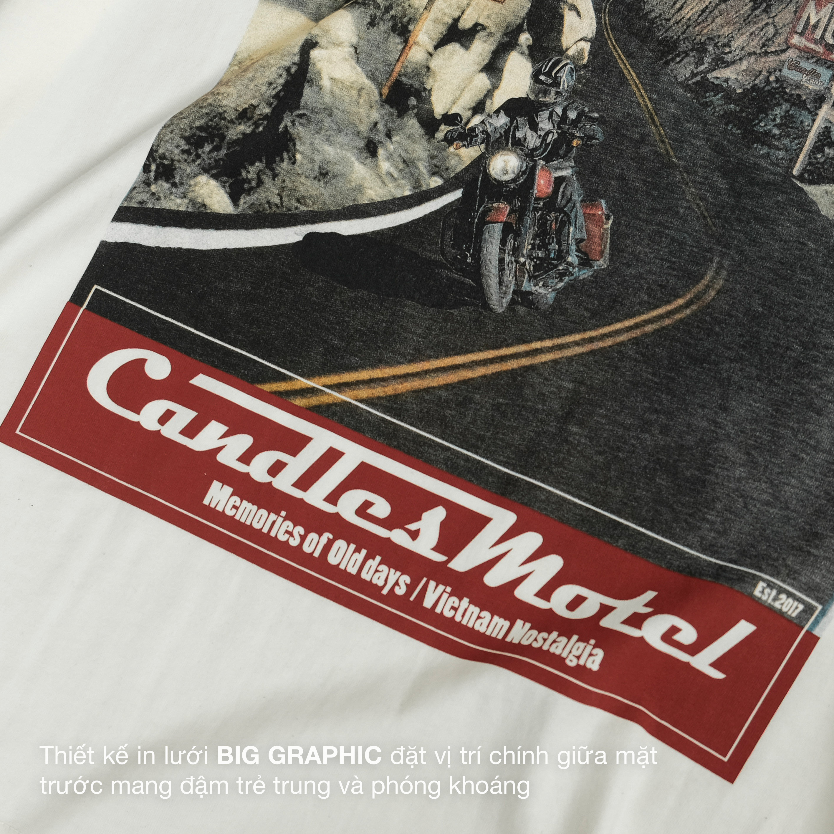 Mô tả Áo Thun Candles Motel Oversize Tee Unisex - 3