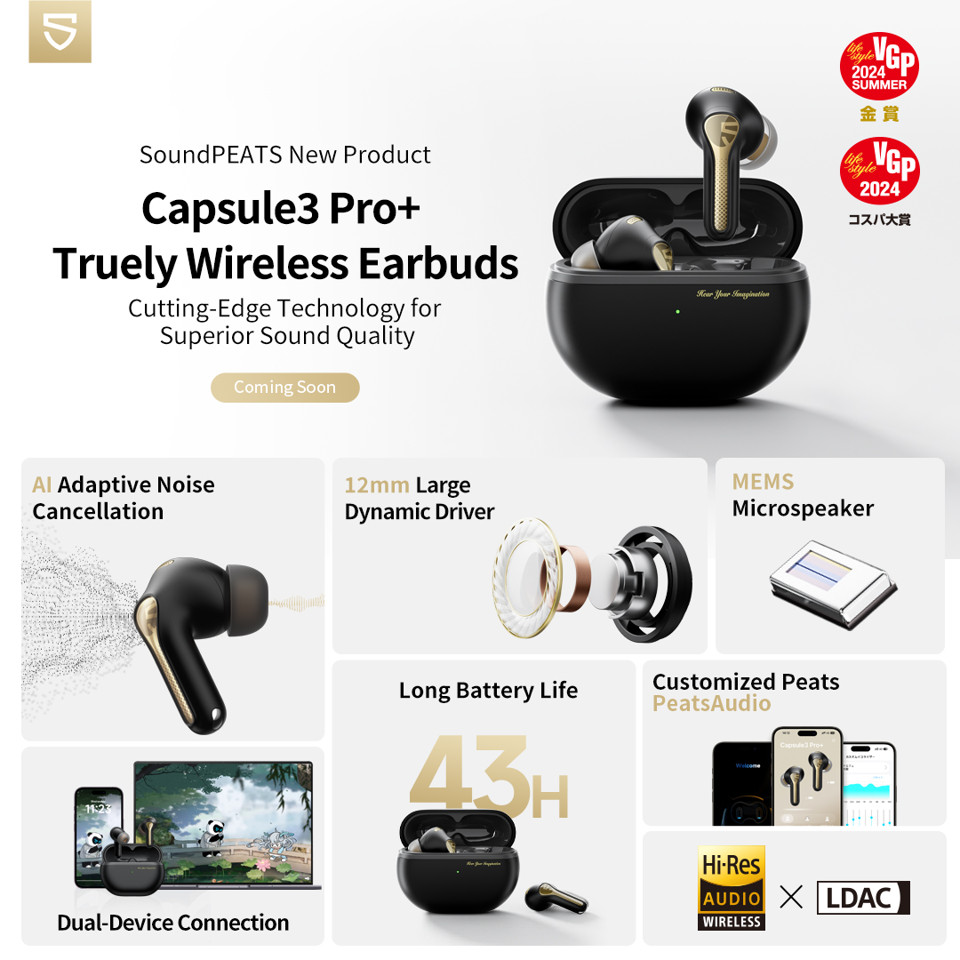 Driver kép SoundPEATS Capsule 3 Pro+