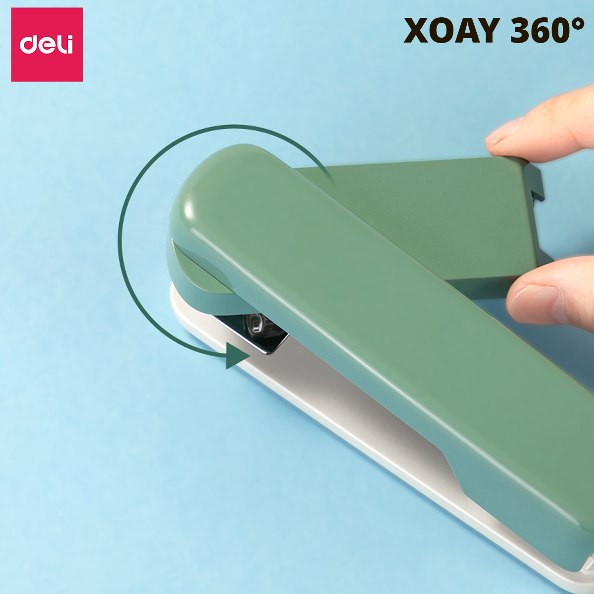 Mô tả Dập Ghim Xoay Chiều DELI Ghim Bấm 40 Trang Cao Cấp Sử Dụng Học Sinh Văn Phòng Sử Dụng Ghim 24/6 26/6 - 1