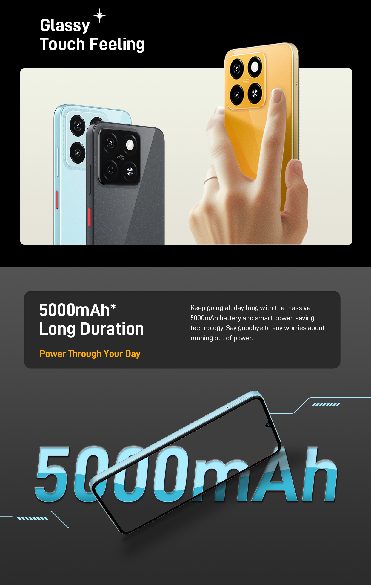 Mô tả Điện thoại ZTE A55 8(4+4)GB/64GB I 5000mAh I 6.75" 90Hz - Hàng Chính Hãng - 4