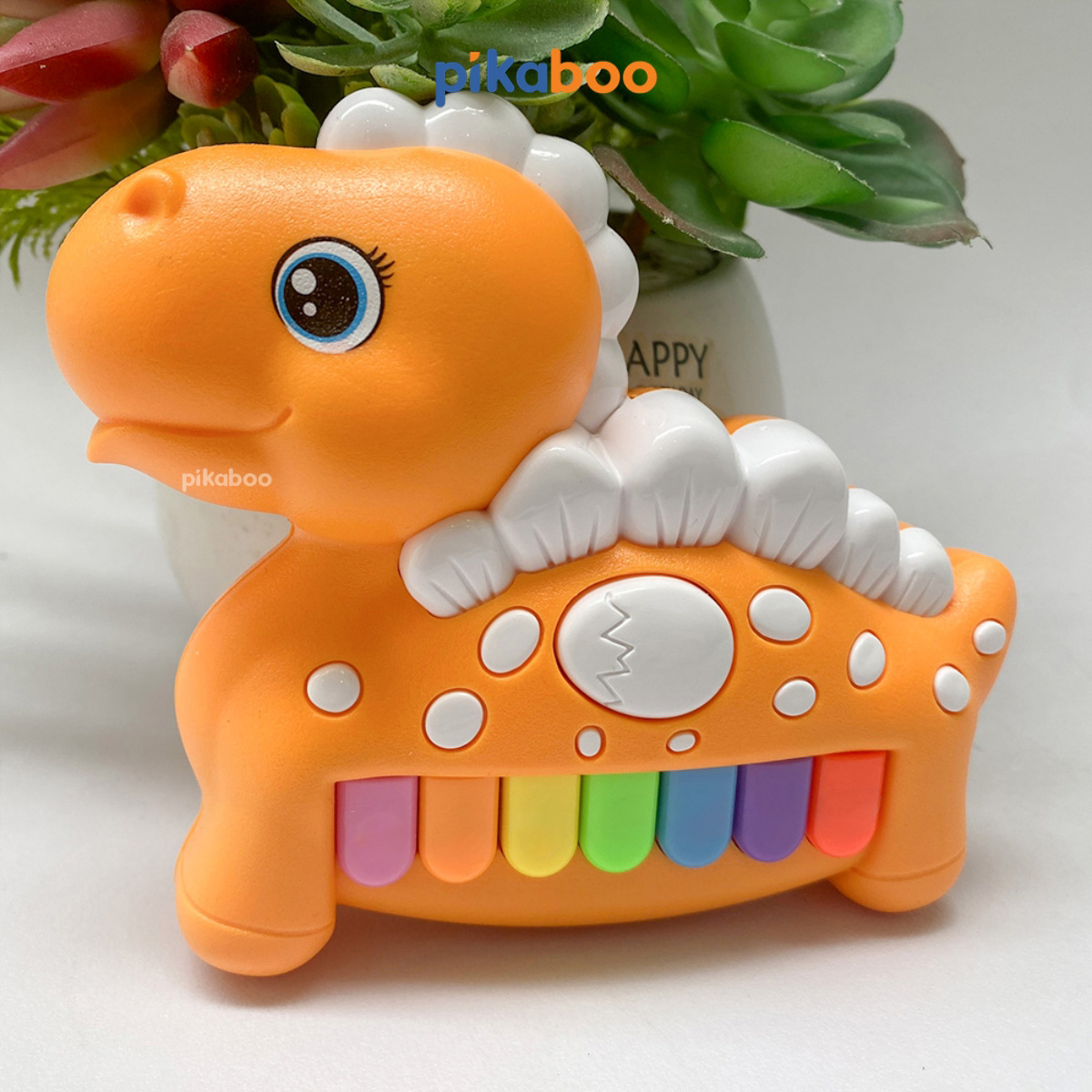Mô tả Đồ chơi đàn piano khủng long cao cấp Pikaboo, âm thanh vui nhộn, chất liệu nhựa an toàn cho bé - 5