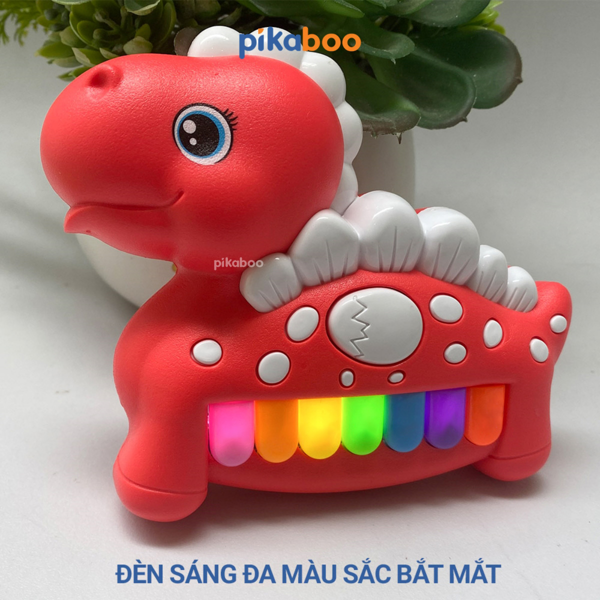 Mô tả Đồ chơi đàn piano khủng long cao cấp Pikaboo, âm thanh vui nhộn, chất liệu nhựa an toàn cho bé - 7