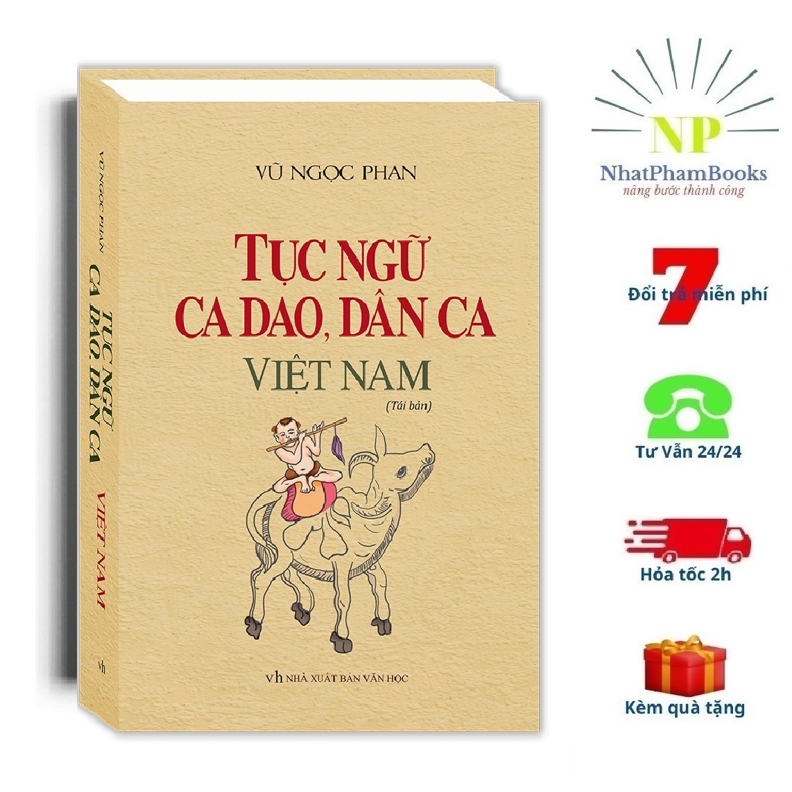 Mô tả Sách - Tục Ngữ, Ca Dao, Dân Ca Việt Nam (Bìa cứng) - 1