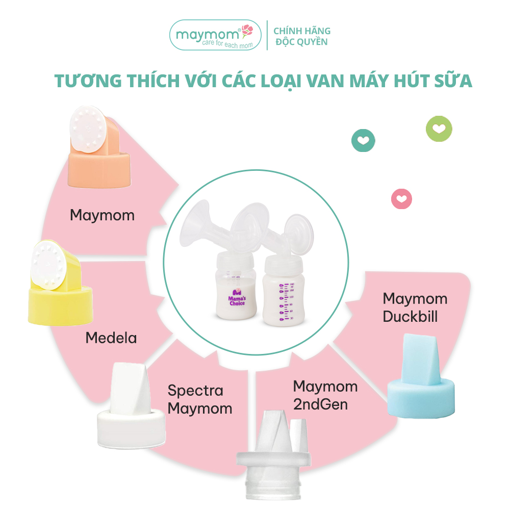 Mô tả Cổ Nối Phễu Maymom Myfit Loại Cổ Rộng, Tương Thích Phễu Hút Sữa Spectra, Pumpin, Lacteck, Mini Pum, Pumpa, Silicon - 6