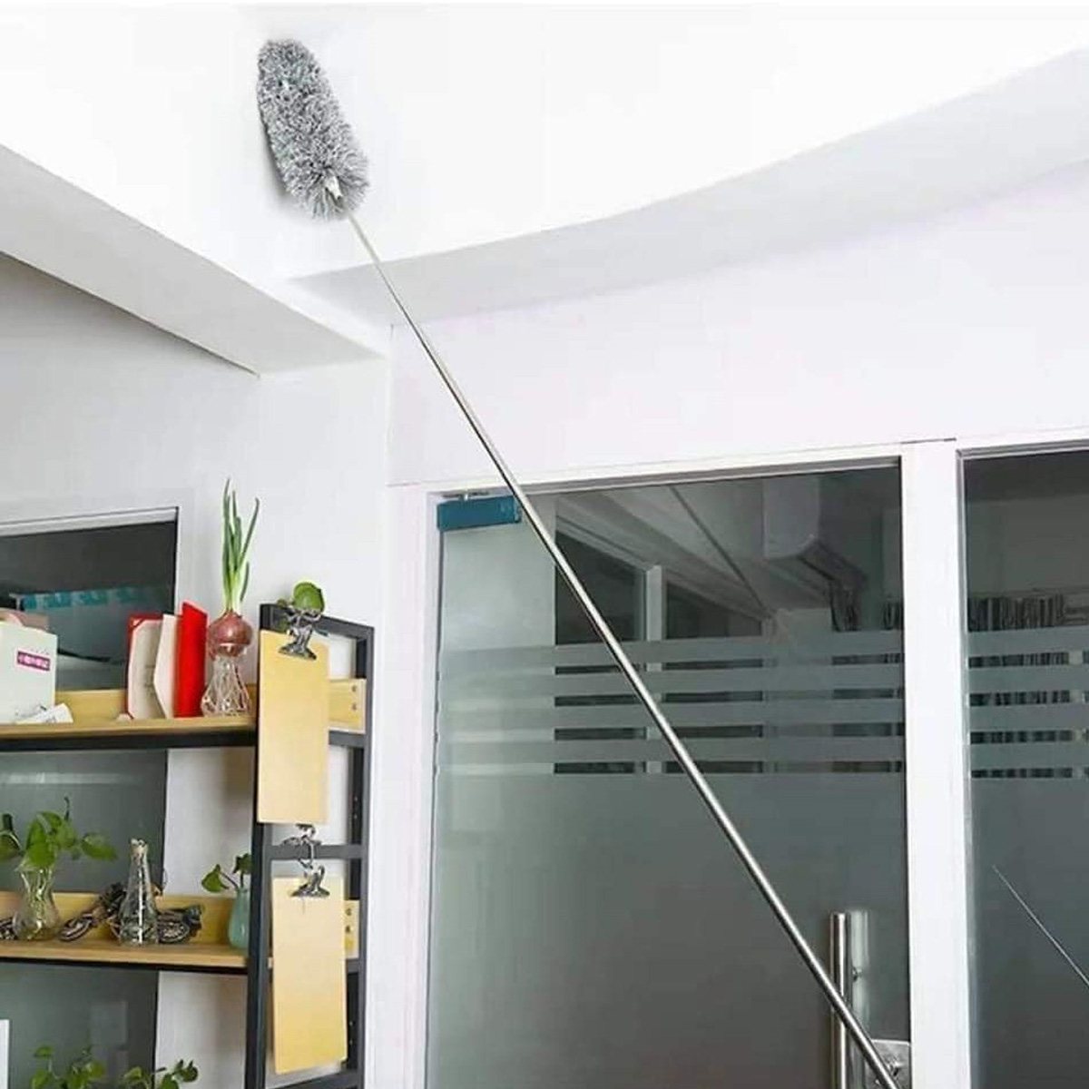 Mô tả Combo Dọn Nhà 3 Món: Chổi Quét Trần Nhà + Chổi Chà Cọ Nhà Vệ Sinh + Bàn Chải Khe Hẹp Chính Hãng Amalife - 8