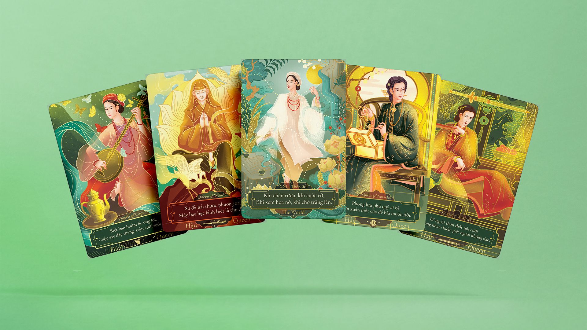 Mô tả Tarot Kiều - Bộ Tarot lấy cảm hứng từ tác phẩm Truyện Kiều của đại thi hào Nguyễn Du - 2