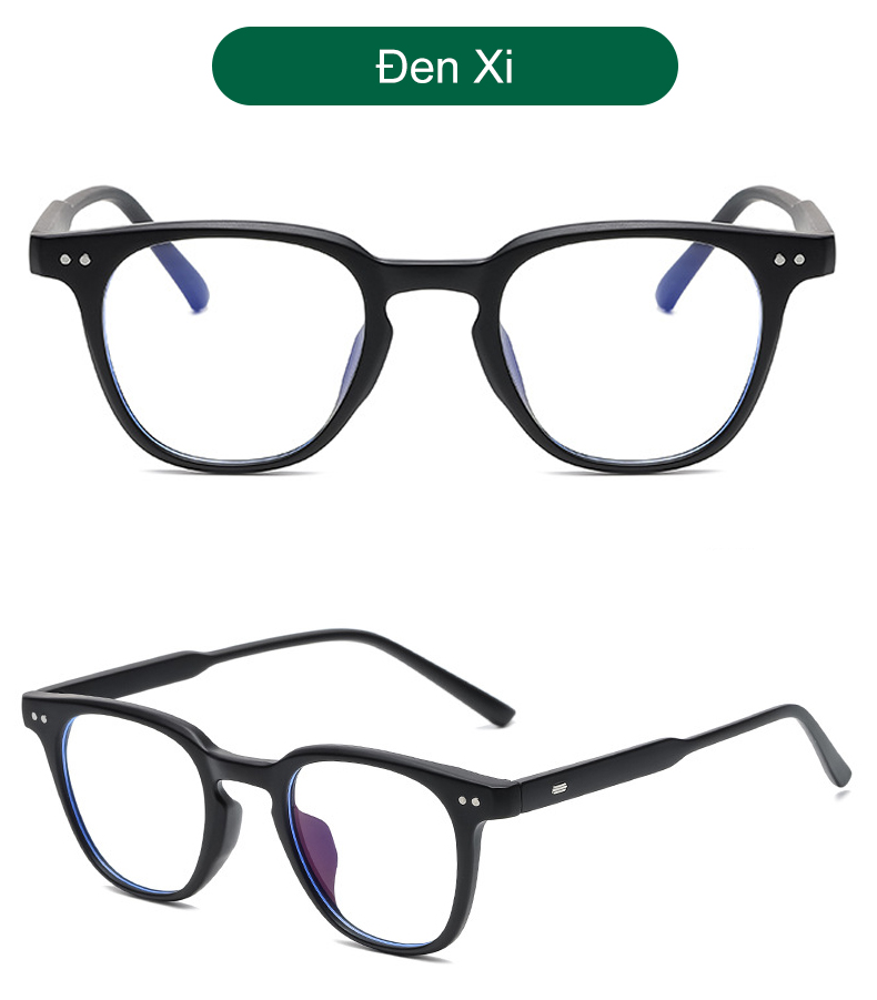 Mô tả Gọng kính cận thời trang nam nữ ANDU EYEWEAR dáng vuông LUTTO chất liệu nhựa cứng cáp - 2130 - 10