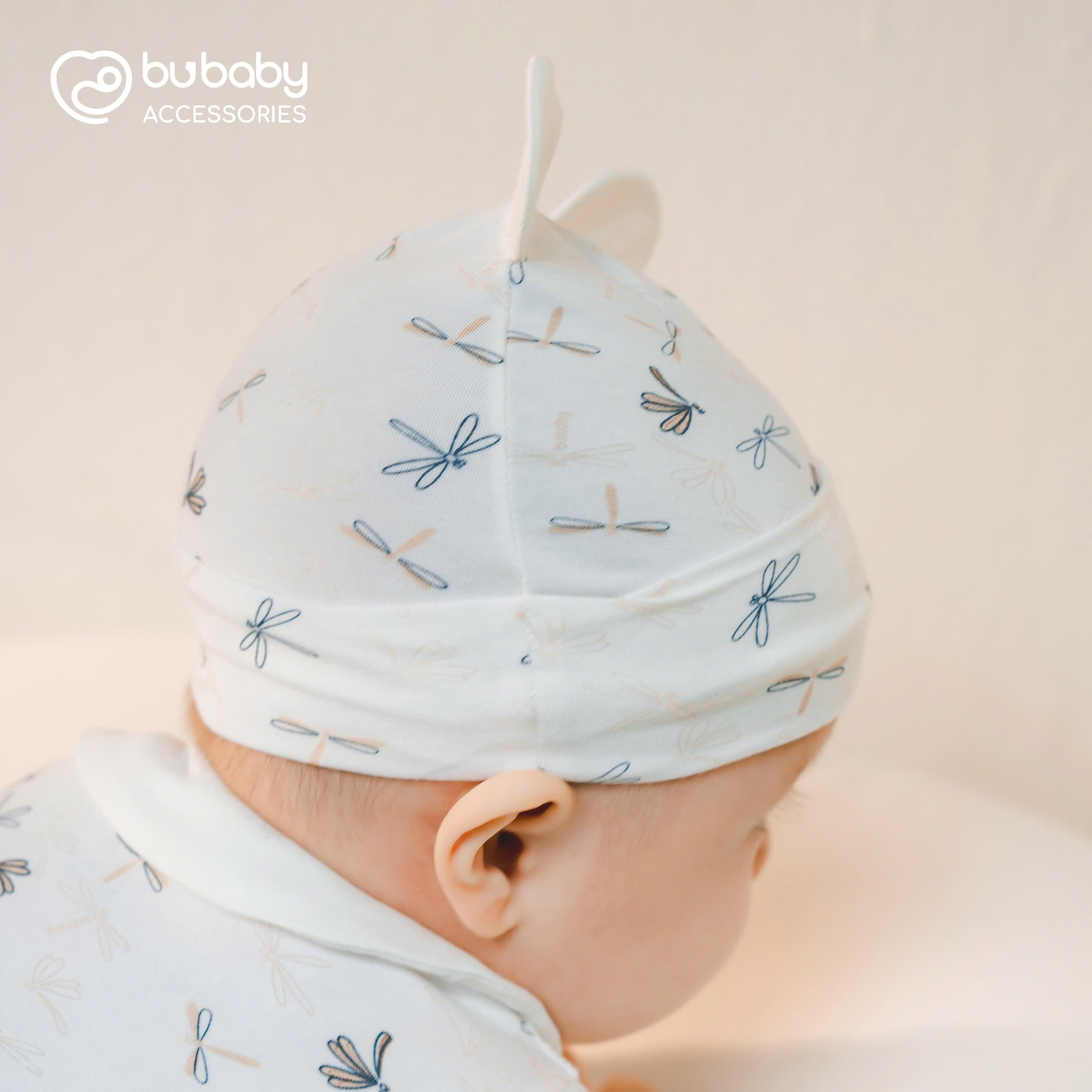 Mô tả Mũ tròn tai gấu Bambus Bubaby cho bé yêu - 1