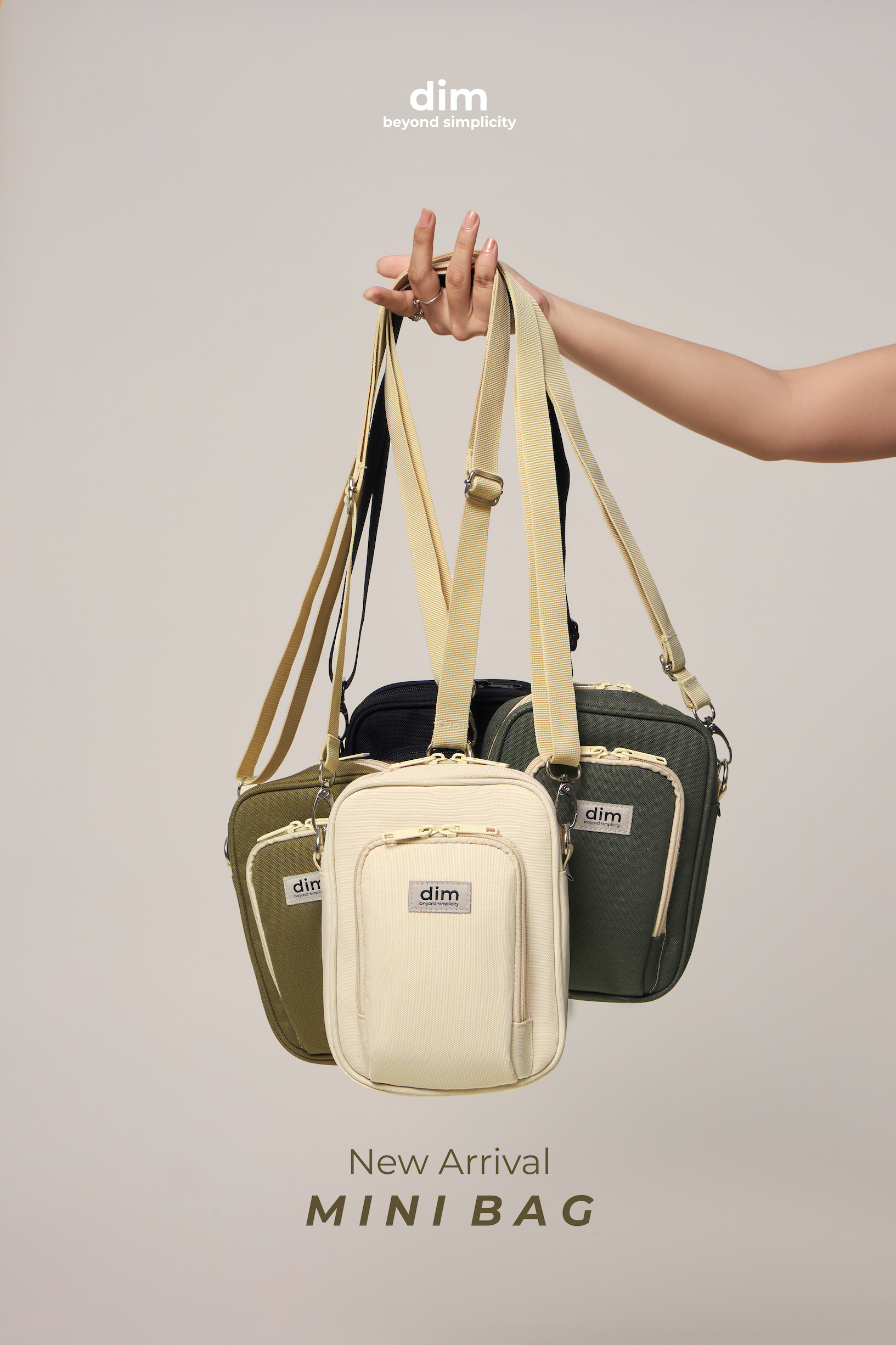 Mô tả Túi đeo chéo DIM Mini Bag - 5 màu - 1