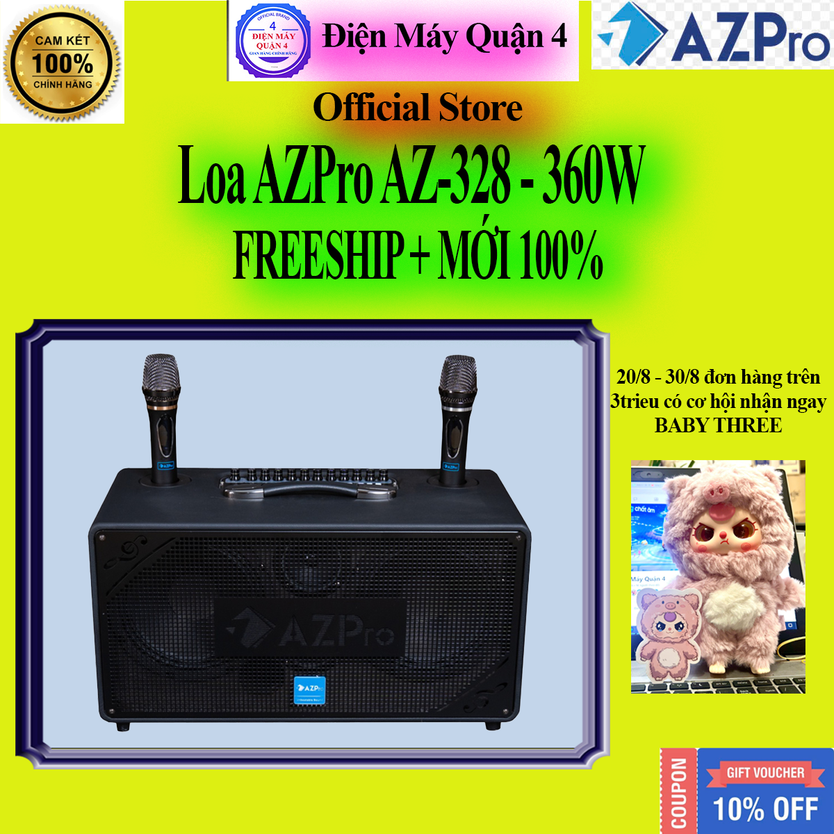 [Azpro AZ328] / AZ669 mẫu mới -- Loa Karaoke Azpro AZ-328 / AZ-669 mẫu ...