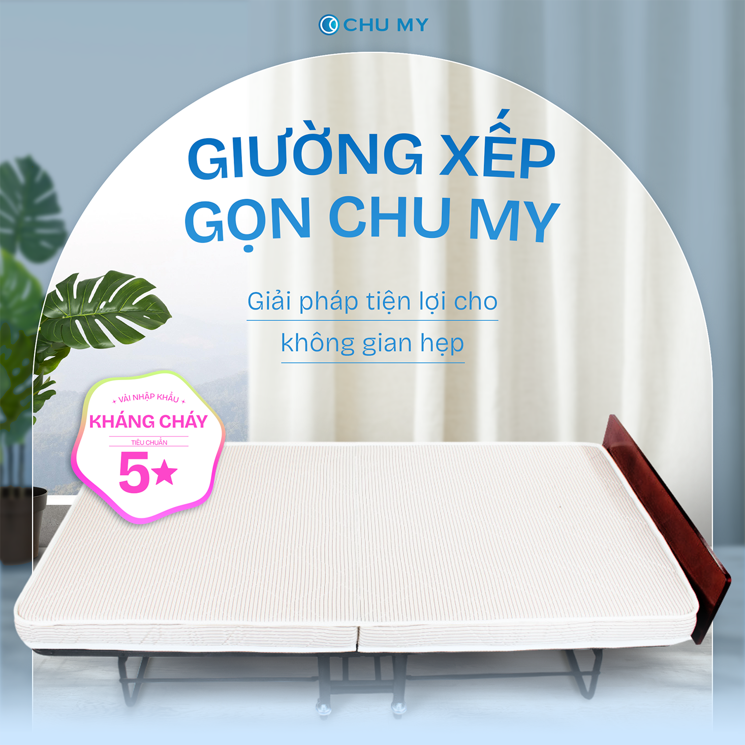 Giường xếp gấp gọn CHU MY
