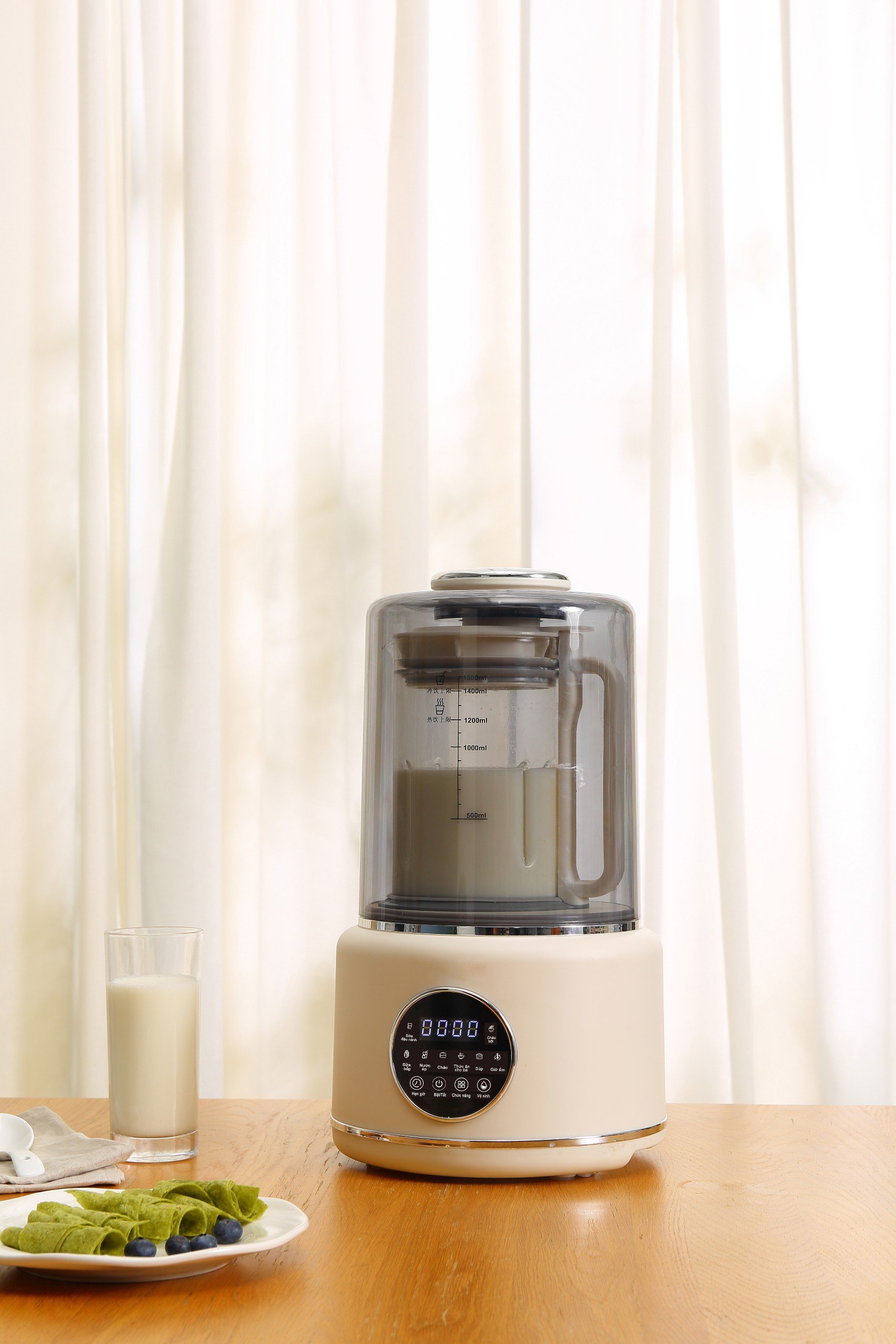 Mô tả Máy làm sữa hạt Hafele HS-B151NW - 535.43.485 - 1