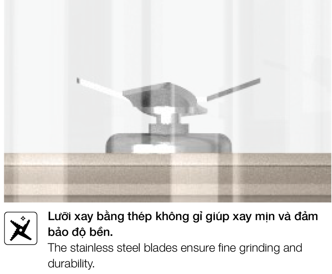 Mô tả Máy làm sữa hạt Hafele HS-B151NW - 535.43.485 - 4
