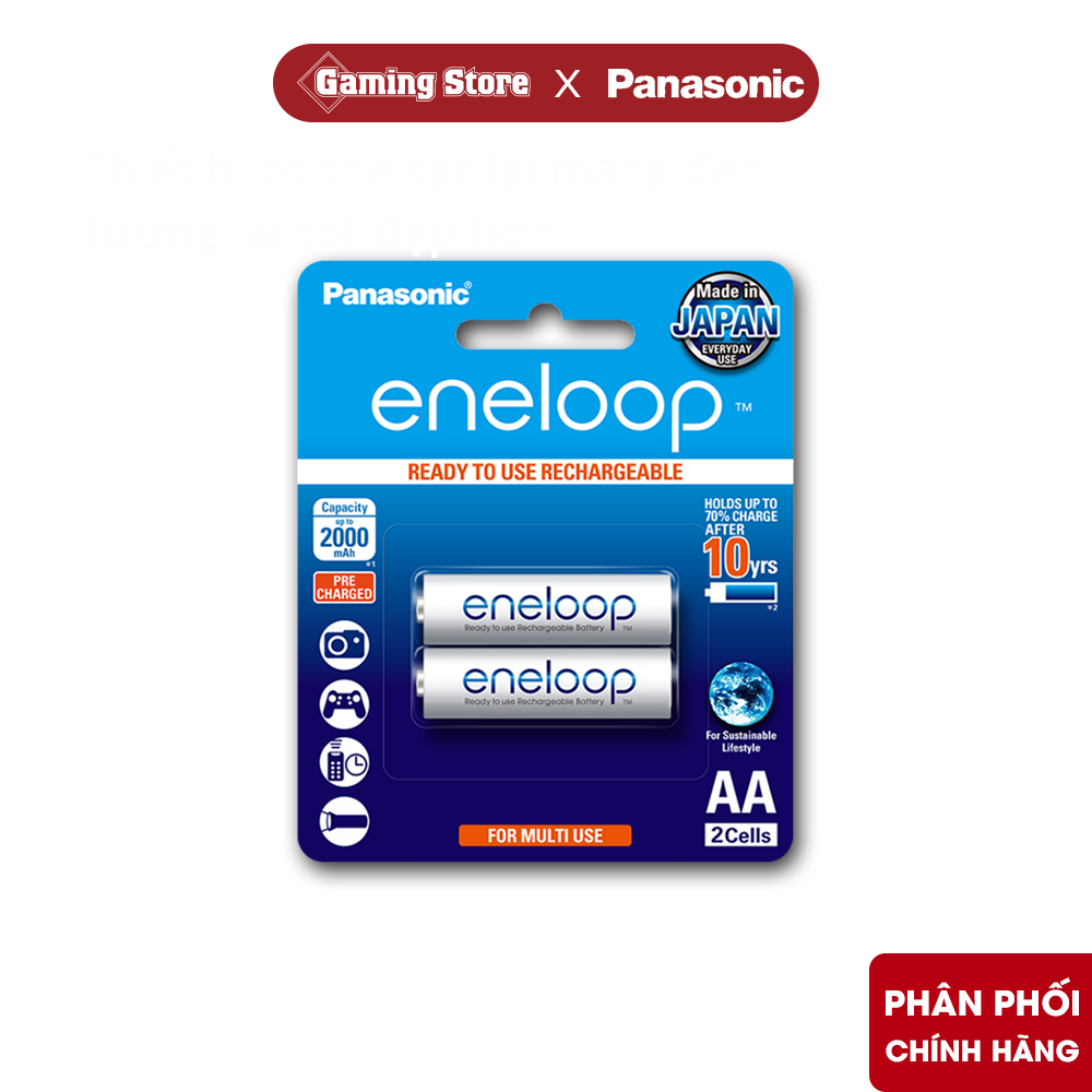 Pin Sạc Panasonic Eneloop AA / AAA - Hàng Chính Hãng | Shopee Việt Nam