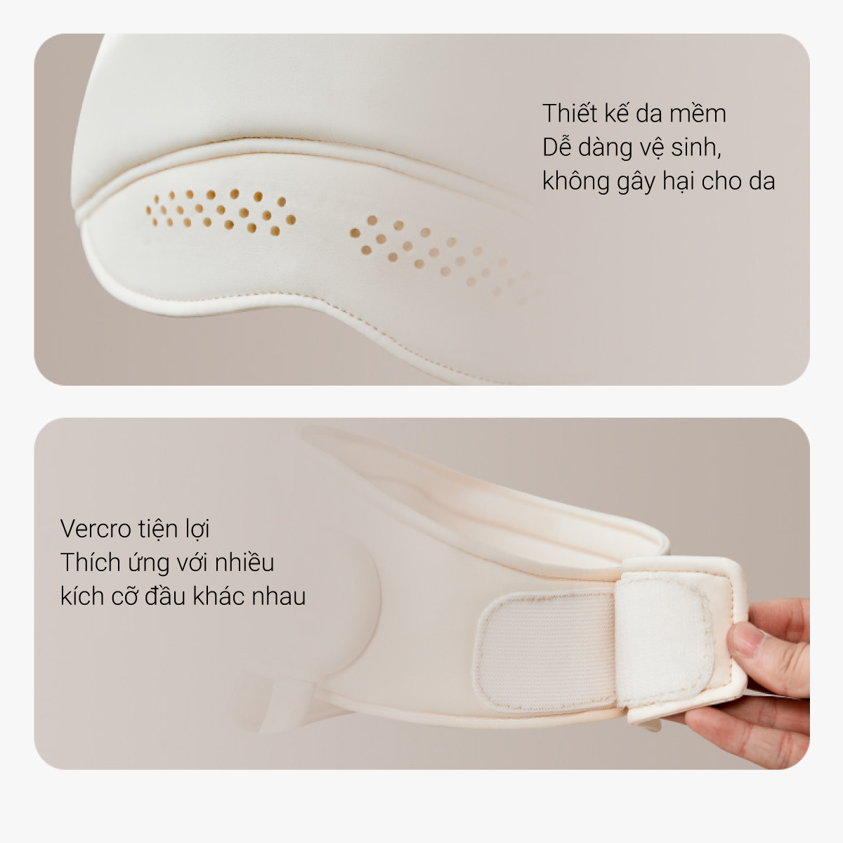 Mô tả Máy massage đầu tích hợp massage mắt Lescolton mát xa đầu, mát xa mắt giúp thư giãn , giảm đau mỏi, ngủ ngon giấc hơn - 7