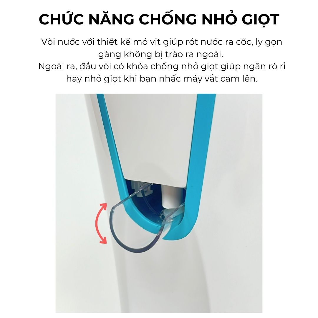 Mô tả Máy vắt cam tự động công nghệ vắt đảo chiều DAEWOO DEM-JK580 200ml, công suất 40W, tiết kiệm điện năng - 5