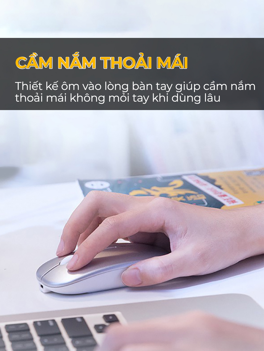 Chuột không dây SIDOTECH M1PRO 3 chế độ kết nối