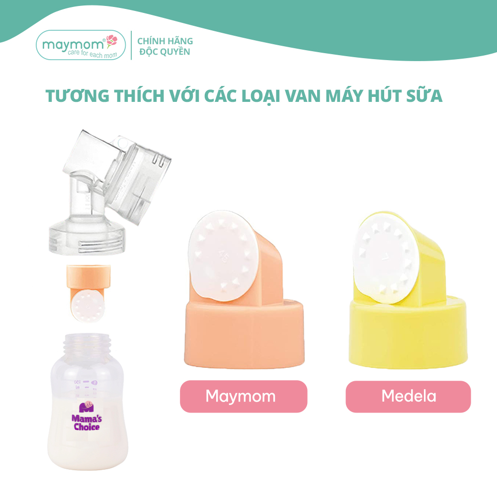 Mô tả Cổ Nối Phễu Maymom Myfit Loại Cổ Hẹp, Tương Thích Phễu Hút Sữa Medela, Pumpin, Lacteck, Mini Pum, Pumpa, Silicon - 5
