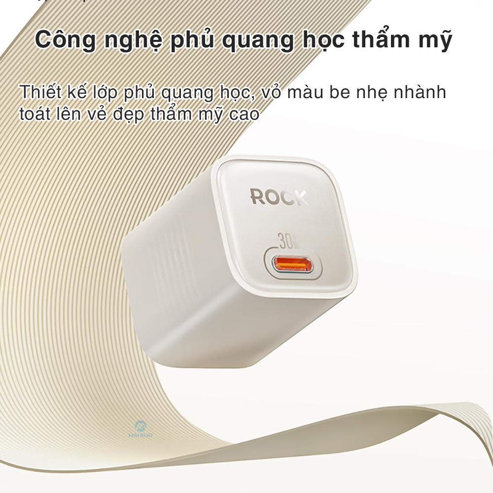 Mô tả Bộ củ cáp sạc nhanh typeC ROCK Ice²Cube sạc nhanh 30W Hàng chính hãng Rockspace BH 12 tháng - 6