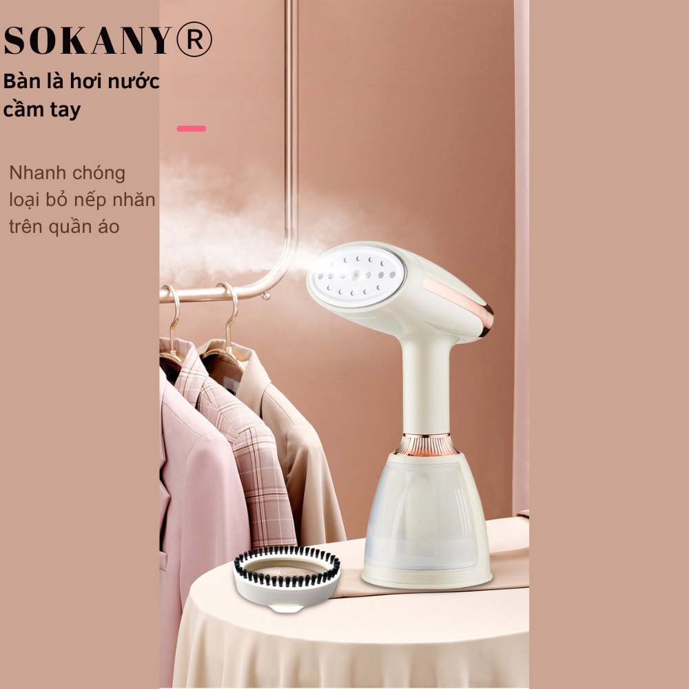 Mô tả Bàn là hơi nước cầm tay SOKANY ủi nhanh phẳng mọi chất vải, cực tiện lợi [BẢO HÀNH 12 THÁNG - ĐỔI TRẢ TRONG 15 NGÀY] - 4