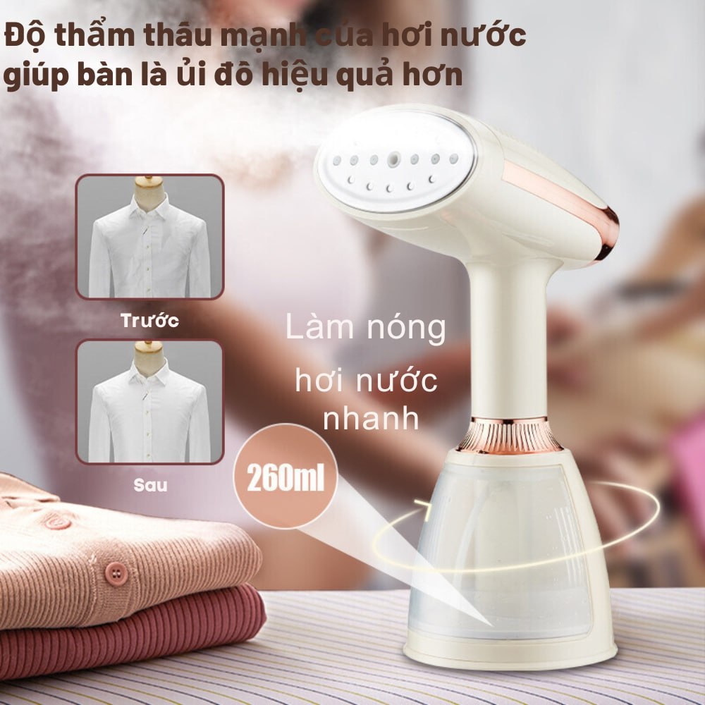 Mô tả Bàn là hơi nước cầm tay SOKANY ủi nhanh phẳng mọi chất vải, cực tiện lợi [BẢO HÀNH 12 THÁNG - ĐỔI TRẢ TRONG 15 NGÀY] - 5