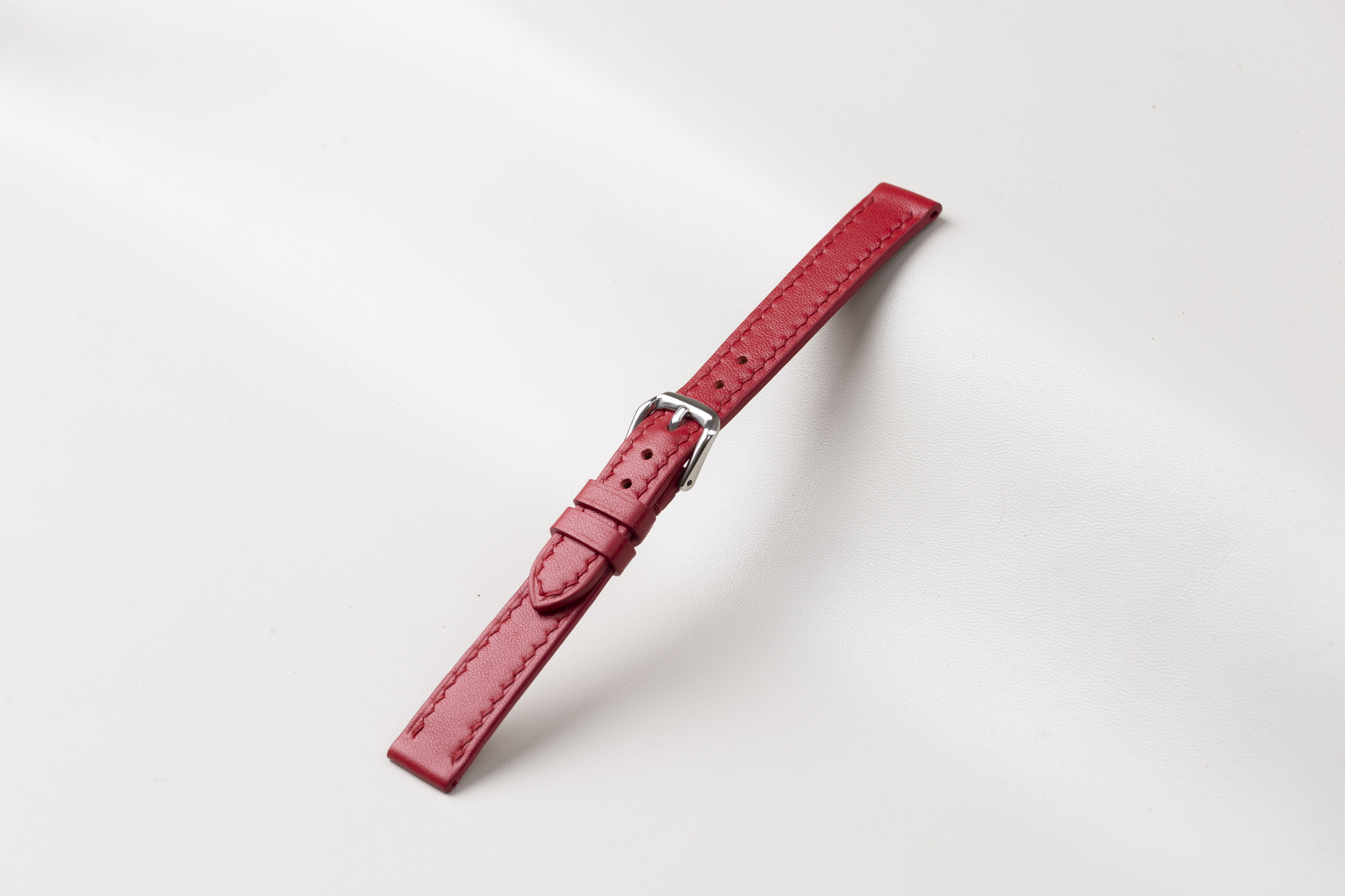 Mô tả Dây đồng hồ nữ da bò nappa- khâu tay thủ công D101B size 10mm, 12mm, 14mm, 16mm, 18mm-Bụi Leather - 8
