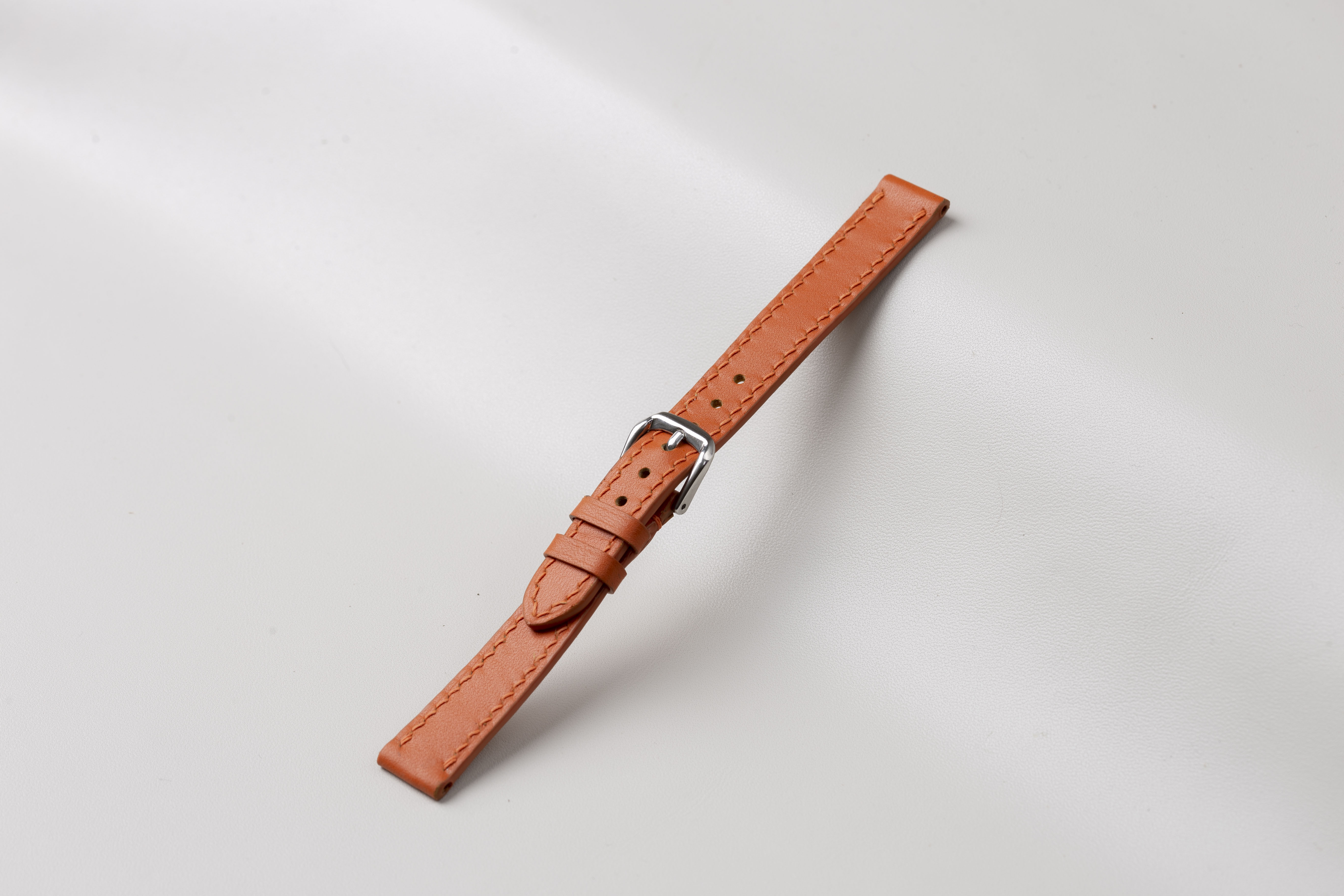 Mô tả Dây đồng hồ nữ da bò nappa- khâu tay thủ công D101B size 10mm, 12mm, 14mm, 16mm, 18mm-Bụi Leather - 9