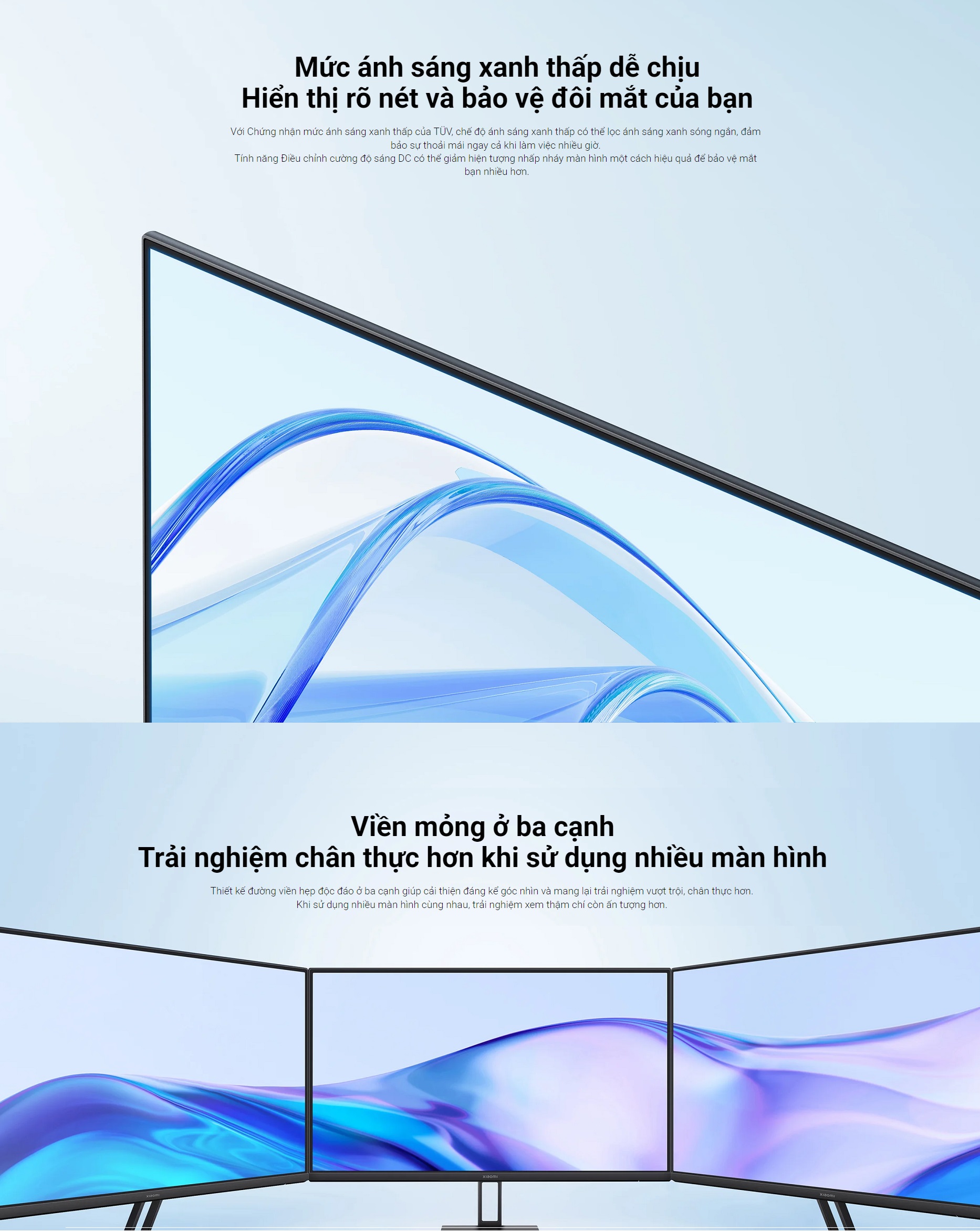 Mô tả Màn Hình Máy Tính Xiaomi Monitor A27i / 27 inch / FullHD / Tần Số Quét 100 Hz / Thời Gian Phản Hồi 6ms  – BH 12 Tháng - 4