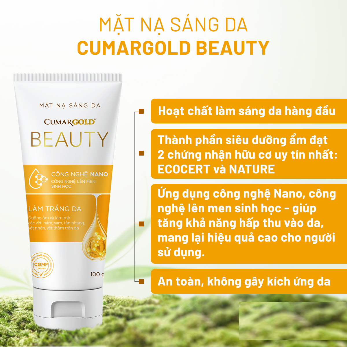 Ưu điểm mặt nạ CumarGold Beauty