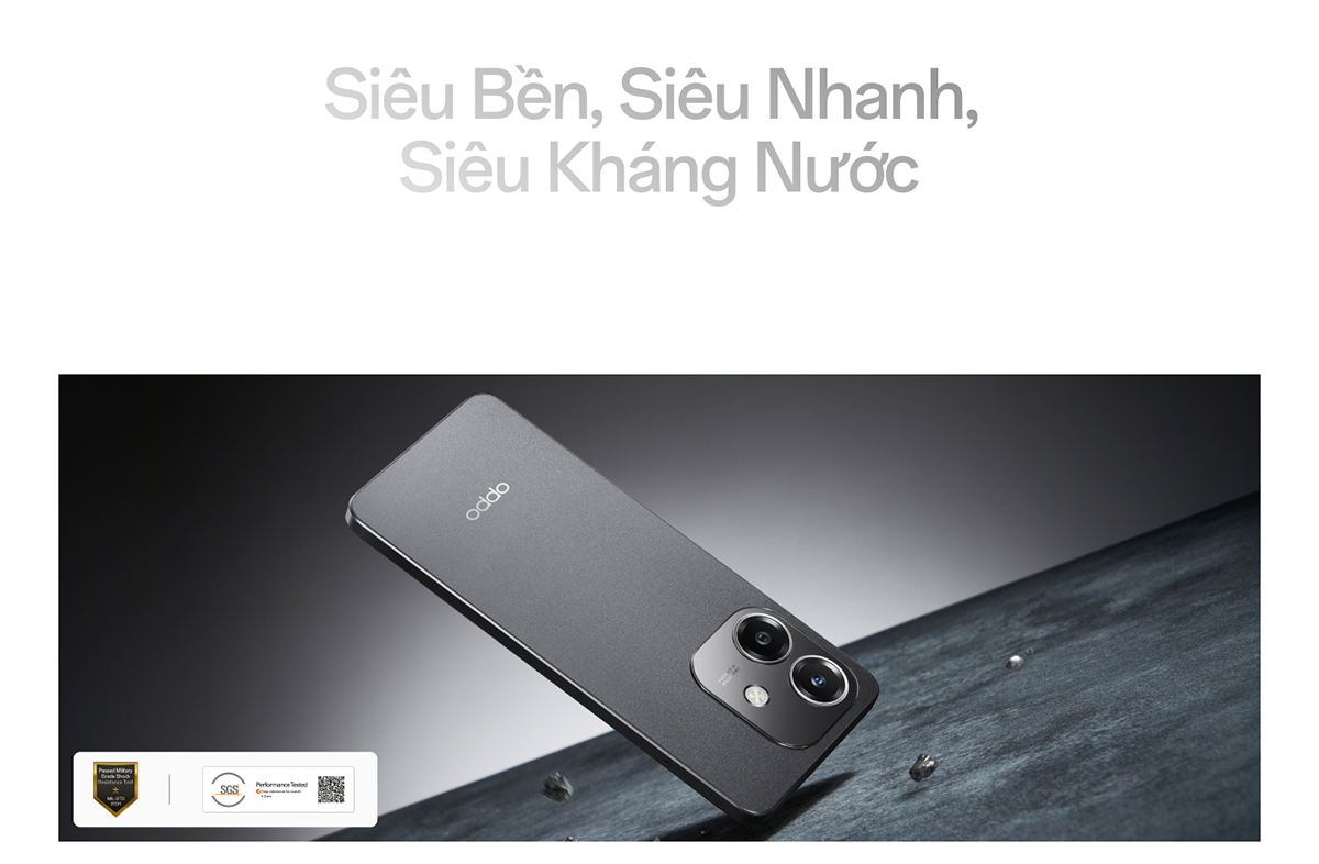 Mô tả Điện Thoại OPPO A3 (8GB/256GB) | Siêu bền | SUPERVOOC | Kháng nước và bụi  - Hàng chính hãng - 4