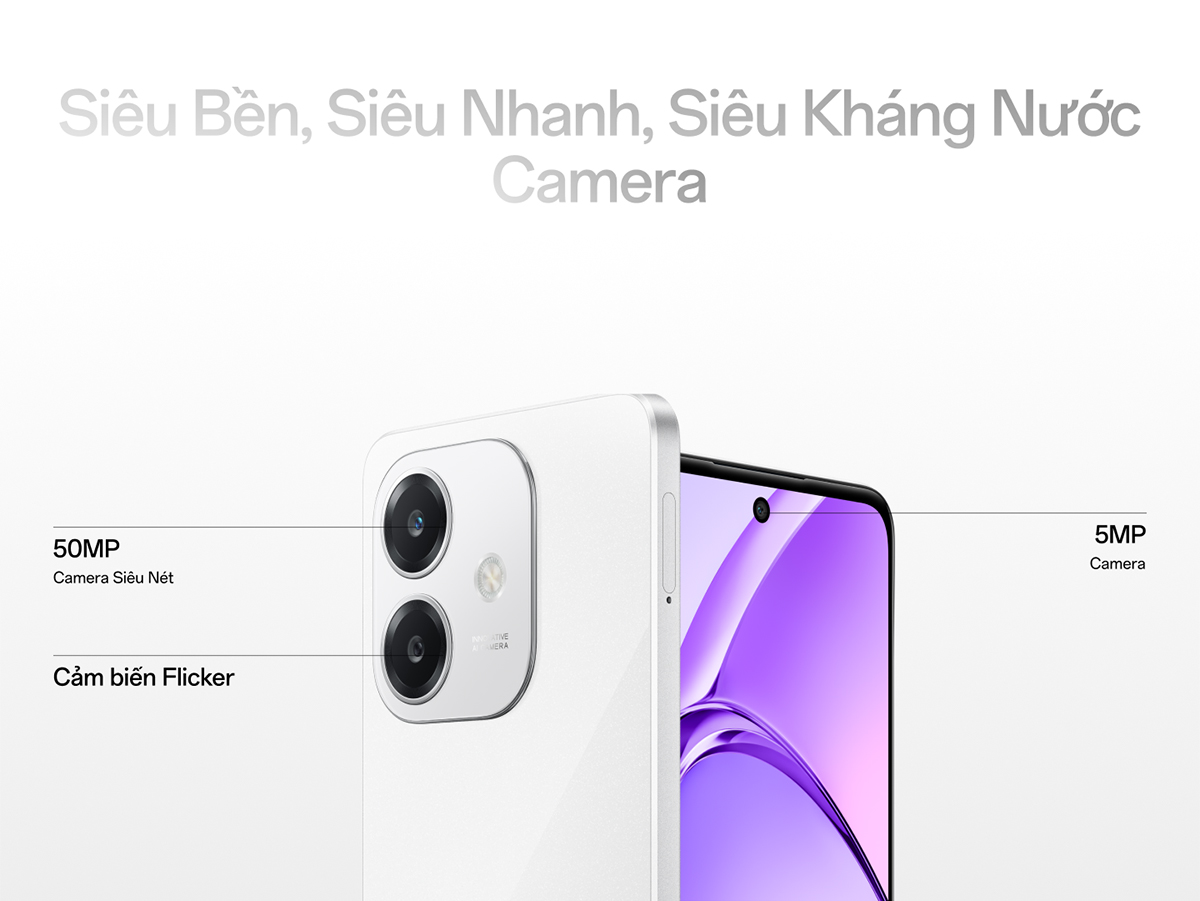 Mô tả Điện Thoại OPPO A3 (8GB/256GB) | Siêu bền | SUPERVOOC | Kháng nước và bụi  - Hàng chính hãng - 12