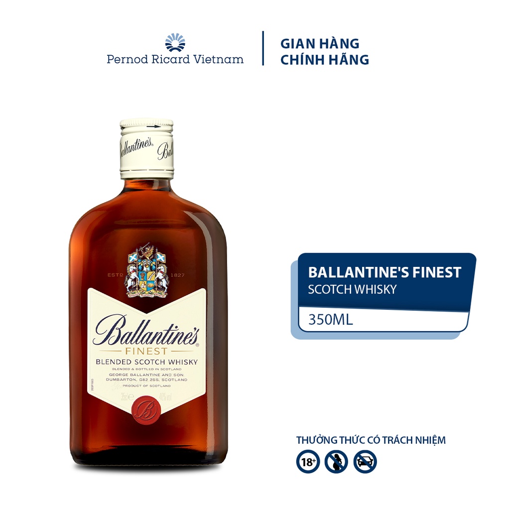 Mô tả Rượu Whisky Ballantines Finest Nồng Độ Alc 40% 350ml Không Kèm Hộp - 1